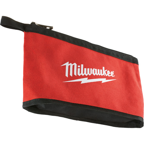 Zipper Pouch, Canvas, 1 Pockets, Black/Red Pryde Industrial Inc.