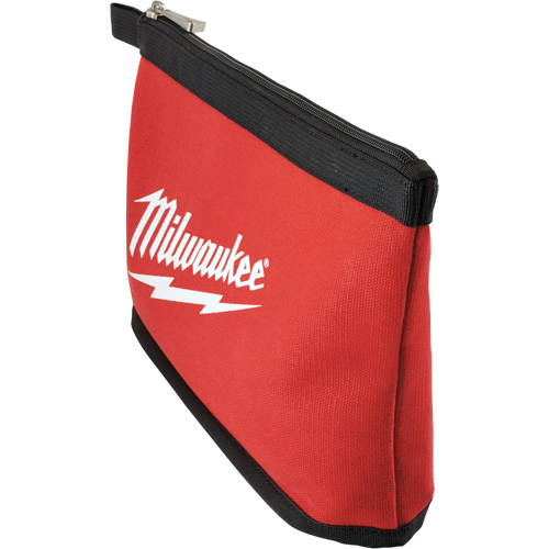 Zipper Pouch, Canvas, 1 Pockets, Black/Red Pryde Industrial Inc.