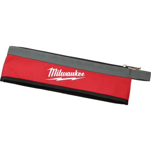 Multi-Size Zipper Pouches - Set of 3, Canvas, 3 Pockets, Black/Red Pryde Industrial Inc.