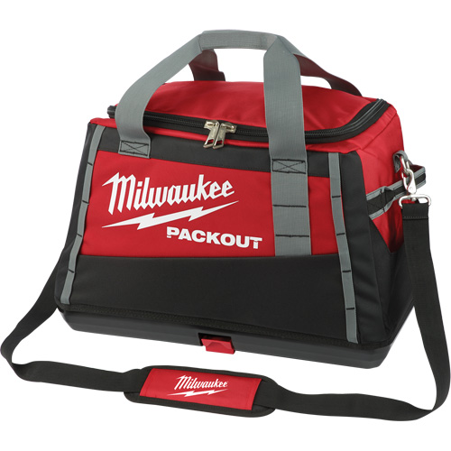 Packout Tool Bag, Ballistic Nylon, 8 Pockets, Black/Red Pryde Industrial Inc.