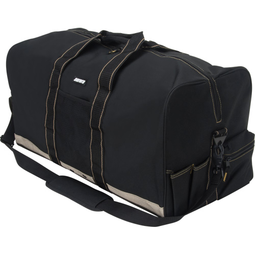 All-Purpose Gear Bag, Polyester, 8 Pockets, Black Pryde Industrial Inc.