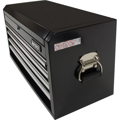 Industrial Tool Chest, 26" W, 4 Drawers, Black Pryde Industrial Inc.