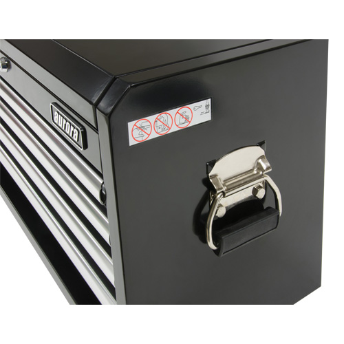 Industrial Tool Chest, 26" W, 4 Drawers, Black Pryde Industrial Inc.
