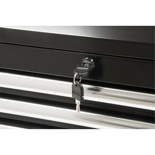 Industrial Tool Chest, 26" W, 4 Drawers, Black Pryde Industrial Inc.