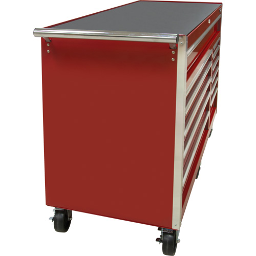 Chariot &agrave; outils industriel, 12 tiroirs, 56" la x 24-1/2" p x 38-1/8" h, Rouge Pryde Industrial Inc.