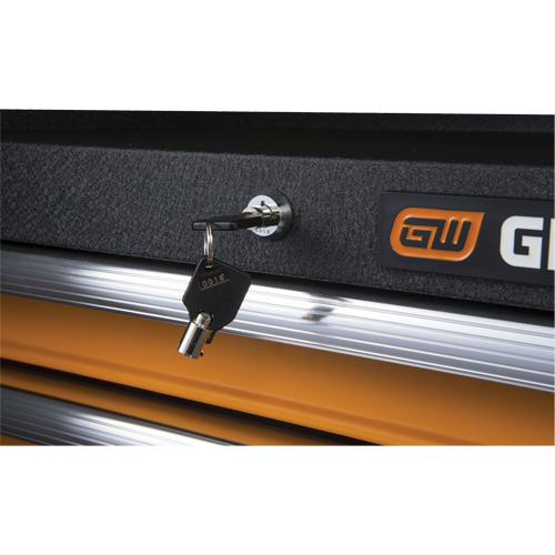 Coffre &agrave; outils de s&eacute;rie GSX, 26" la, 4 tiroirs, Noir/Orange Pryde Industrial Inc.