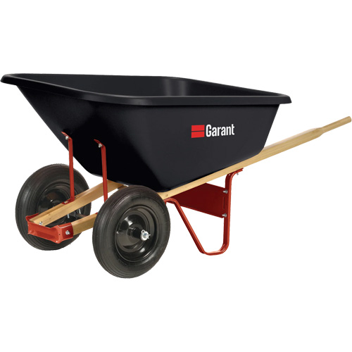Wheelbarrow, 8 cu. Ft., Polyethylene Tray Pryde Industrial Inc.