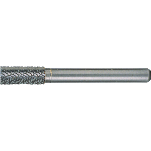 CLEVELAND Solid Carbide Burrs - Cylinder Shape with End Cut, SB-51, 1/4" Dia., 1/8" Shank, 3/16" Depth of Cut Pryde Industrial Inc.