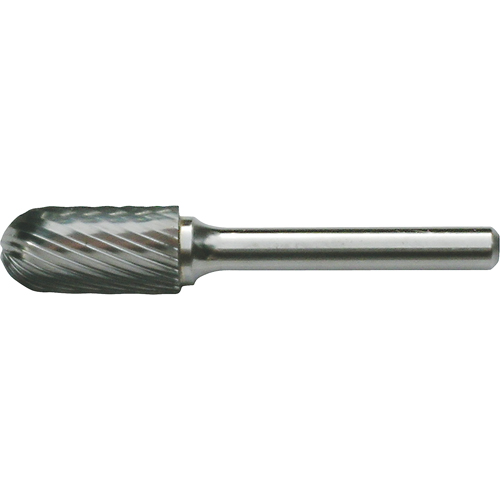 Fraises au carbure solide - Forme cylindrique avec embout sph&eacute;rique CLEVELAND, , 1/8" dia., 9/16" profondeur de la coupe Pryde Industrial Inc.