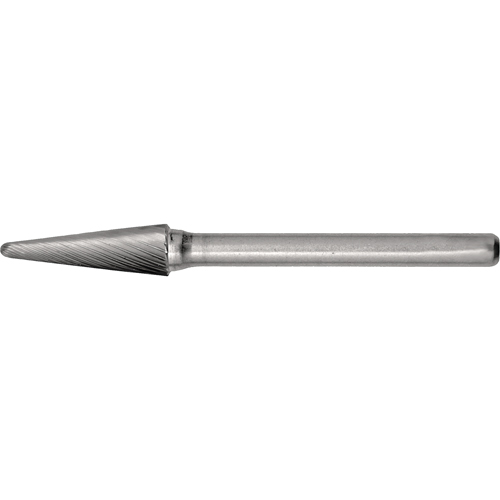 CLEVELAND Solid Carbide Burrs - Taper Shape Radius End 14°, 1/4" Shank Pryde Industrial Inc.
