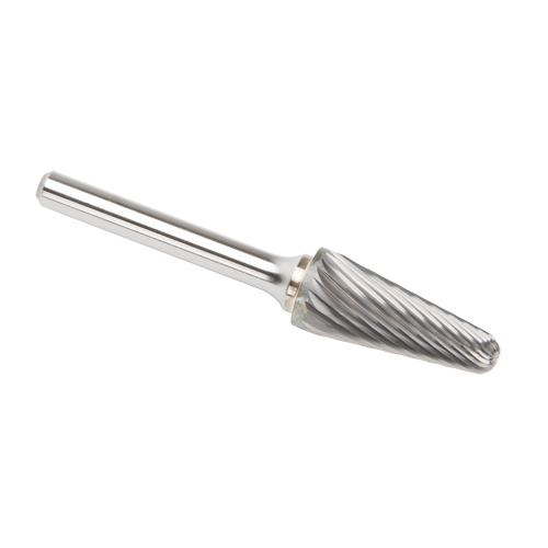 CLEVELAND Solid Carbide Burrs - Taper Shape Radius End 14°, 1/4" Shank Pryde Industrial Inc.