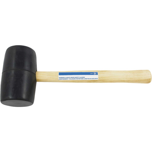 RM-16 Rubber Mallet, 16 oz., Wood Handle, 13-1/4" L Pryde Industrial Inc.