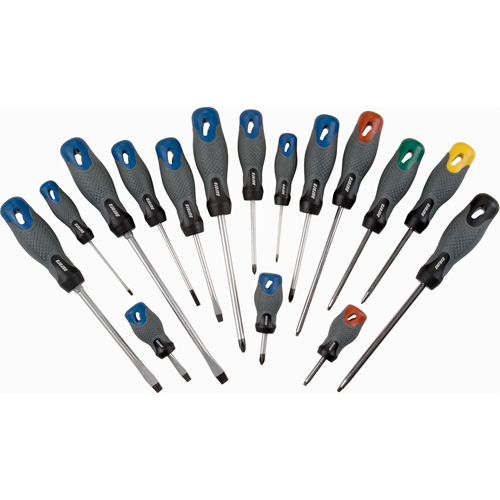 Screwdriver Set, 16 Pcs. Pryde Industrial Inc.
