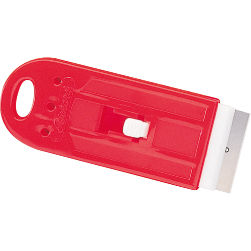 Retractable Razor Scrapers, High-Carbon Steel Blade, 1-1/2" Wide, Plastic Handle Pryde Industrial Inc.
