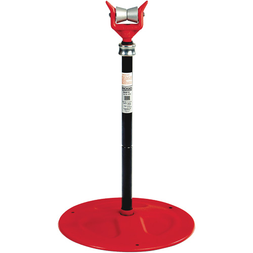 Support de tuyau ajustable no 92, 81-104 cm R&eacute;glage de la hauteur, 150 mm Capacit&eacute; max. de tuyau, 2500 lb Capacit&eacute; de charge max. Pryde Industrial Inc.