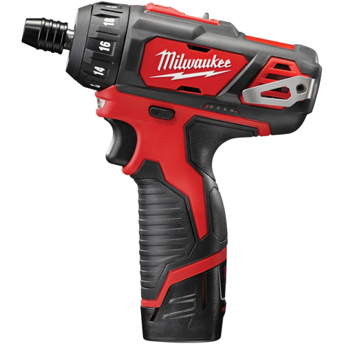 Ensemble tournevis hexagonaux &agrave; 2 vitesses M12, 1/4", 12 V, 275 lb-po couple max., Lithium-ion bloc-pile Pryde Industrial Inc.