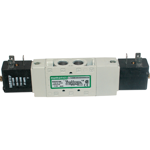 Pilot 5-Way 2-Position 4-Way Solenoid Valves, 3/8" Pipe, 150 PSI Pryde Industrial Inc.