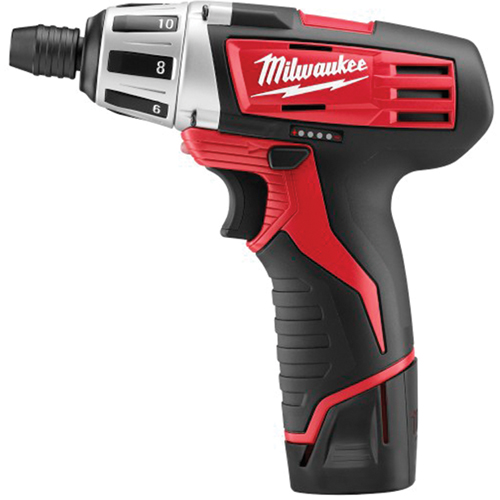 Ensemble perceuse/tournevis sous-compact sans fil, 1/4", 12 V, 150 lb-po couple max., Lithium-ion bloc-pile Pryde Industrial Inc.