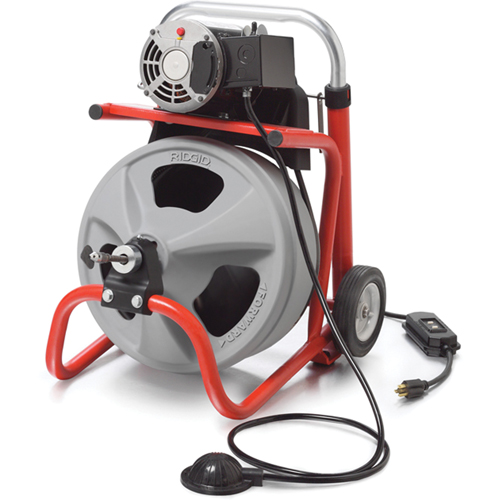 K-400 Drain Cleaning Machine with C-31 IW Cable, Electric, 3/8" Pryde Industrial Inc.