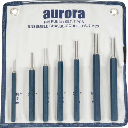 Pin Punch Set, 7 Pieces Pryde Industrial Inc.