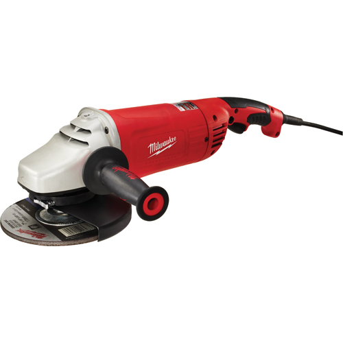 Meuleuse &agrave; angle large et prise g&acirc;chette avec verrou, 7"/9", 120 V, 15 A, 6000 Tr/min Pryde Industrial Inc.