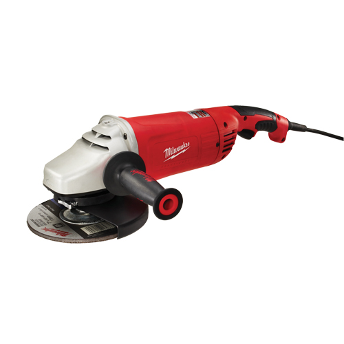 Meuleuse &agrave; grand angle sans blocage avec prise &agrave; g&acirc;chette, 7"/9", 120 V, 15 A, 6000 Tr/min Pryde Industrial Inc.