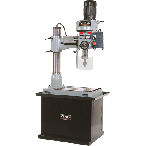Perceuse radiale avec support, 1/2" Mandrin, 5 Vitesse(s), 19-5/8" la x 21-5/8" lo, #3 Morse Pryde Industrial Inc.