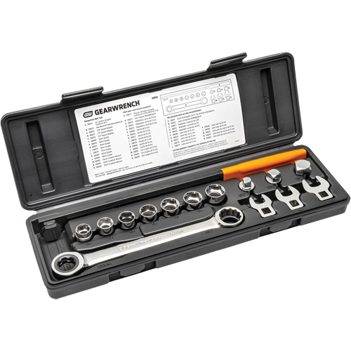 Ensemble d'outils &agrave; rochet avec ceinture serpentine 15 mcx Pryde Industrial Inc.
