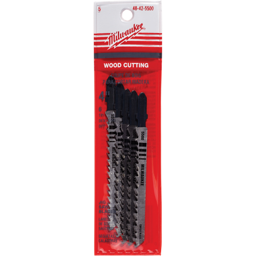 Lame de scie sauteuse, Bim&eacute;tal, Tige en T, 4" lo, 6 dents par pouce Pryde Industrial Inc.
