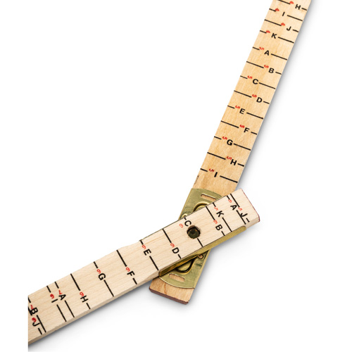 R&egrave;gle de maçon surdimensionn&eacute; Red End, 6' lo, Bois, Graduations de 1/16" Pryde Industrial Inc.
