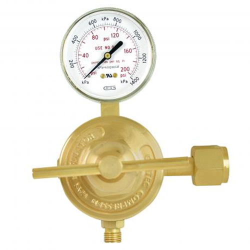 Medium-to-Heavy-Duty Station Regulator, Oxygen, 7/8"-14LH(F) Inlet Pryde Industrial Inc.