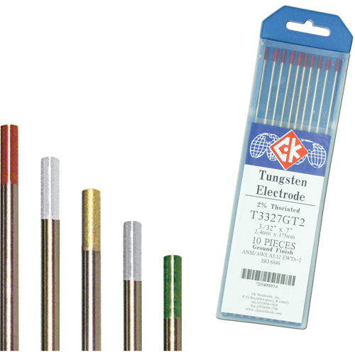 &eacute;lectrodes de tungst&egrave;ne, 0,020" dia. x 7" lo Pryde Industrial Inc.