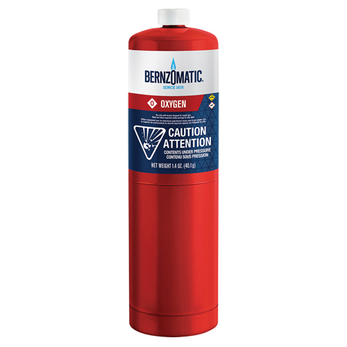 1.4-oz. Disposable Oxygen Cylinder, Oxygen Pryde Industrial Inc.