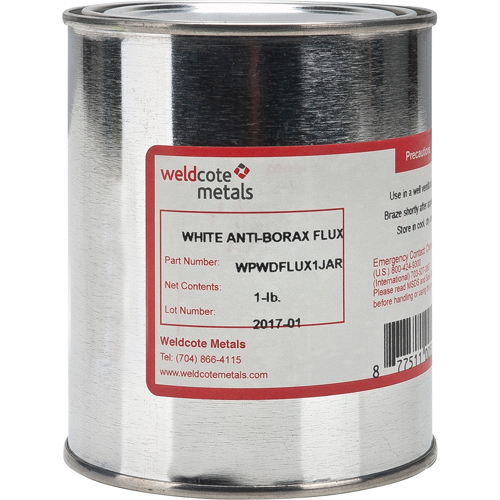 White Antiborax Flux Pryde Industrial Inc.