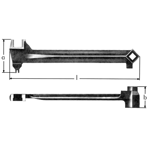 Bung Wrenches, 2-1/2", 15-1/15" Length Pryde Industrial Inc.