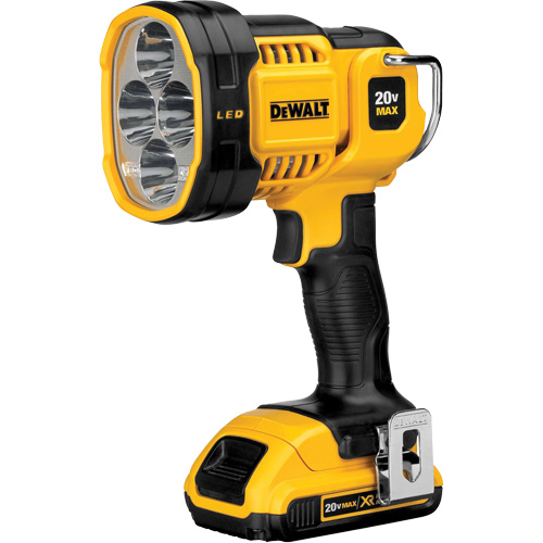 Max Cordless Jobsite Spotlight, LED, 1000 Lumens, Rechargeable Batteries Pryde Industrial Inc.