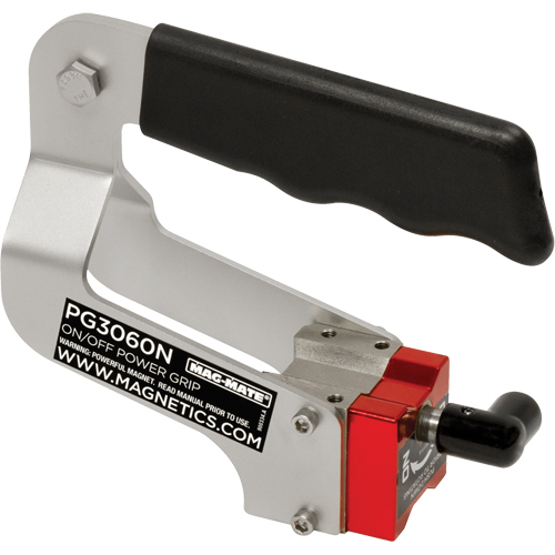 On/Off Power Grips, 6" Length, 2" Diameter, 60 lbs. Capacity Pryde Industrial Inc.
