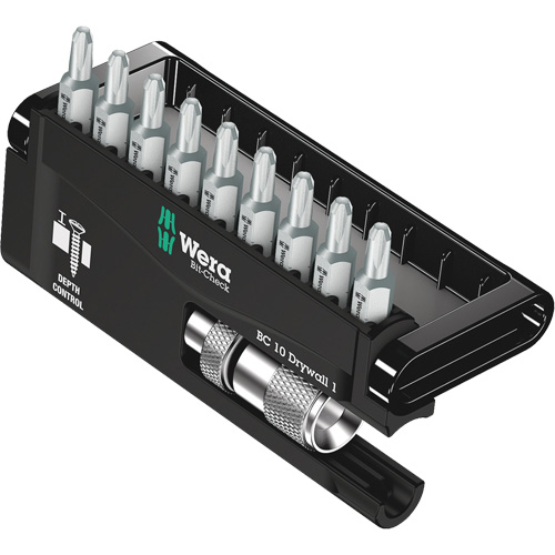 Jeu de vis pour cloison s&egrave;che Bit Check 10 mcx Pryde Industrial Inc.