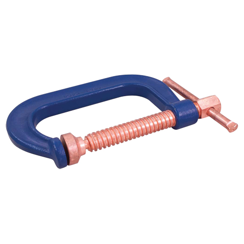 Serre-joint en C, Capacit&eacute; de 4" (102 mm), Profondeur de gorge de 3" (76 mm) Pryde Industrial Inc.