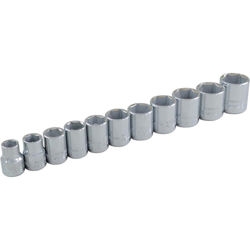 Jeu de douilles, 11 Mcx, Prise de 3/8" Pryde Industrial Inc.