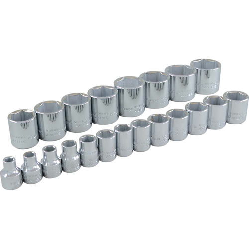 Jeu de douilles, 21 Mcx, Prise de 3/8" Pryde Industrial Inc.