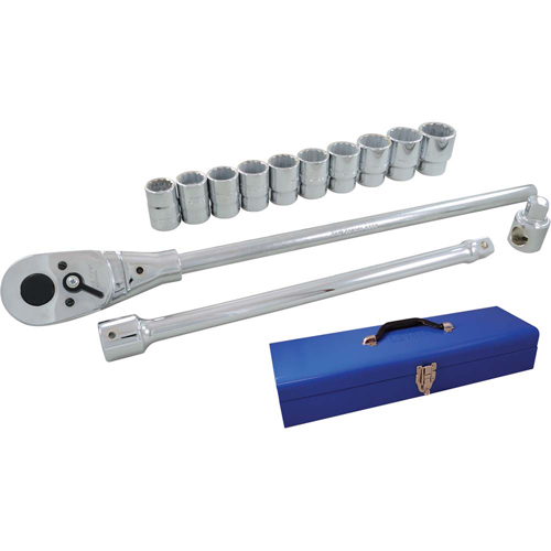 Jeu de douilles et accessoires, 15 Mcx, Prise de 3/4" Pryde Industrial Inc.