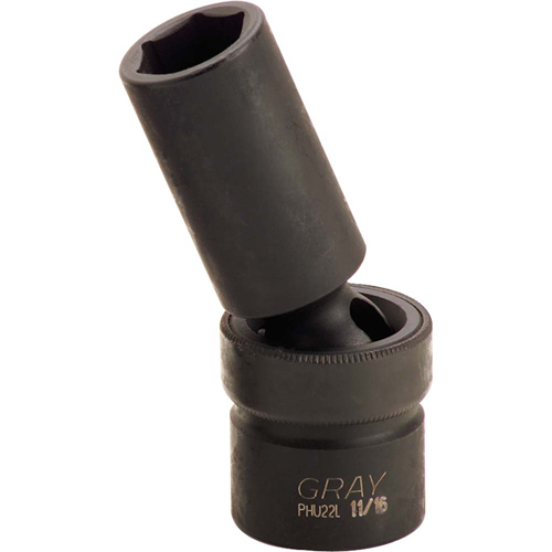 Douille &agrave; joint universel, Chocs, 3/8", Prise 1/2", 6 pans Pryde Industrial Inc.