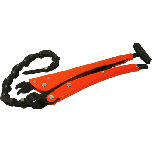 Locking Chain Clamp Pliers, 13" Length, Omnium Grip Pryde Industrial Inc.