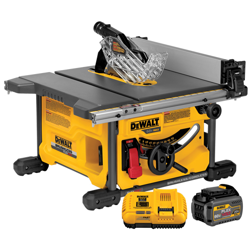 60V Max FlexVolt 8-1/4" Table Saw Kit Pryde Industrial Inc.