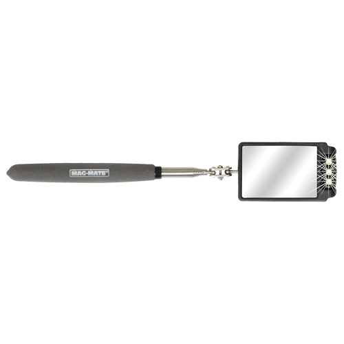 Miroir d'inspection, Rectangulaire, 2-3/4" lo x 1-7/8" la, T&eacute;lescopique Pryde Industrial Inc.