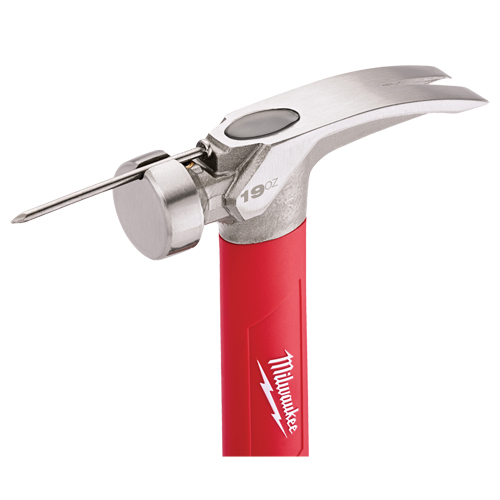 Marteau &agrave; face lisse, 19 oz., Prise en Fibre de verre, 15-1/4" lo Pryde Industrial Inc.