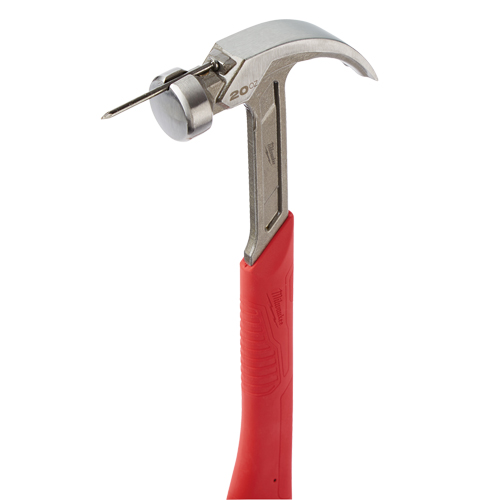 Curved Claw Smooth-Face Hammer, 20 oz., Solid Steel Handle, 14" L Pryde Industrial Inc.