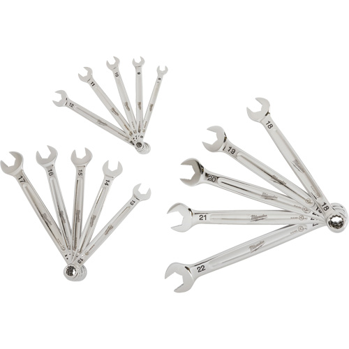 Jeu de cl&eacute;s, Combinaison, 15 morceaux, M&eacute;trique Pryde Industrial Inc.