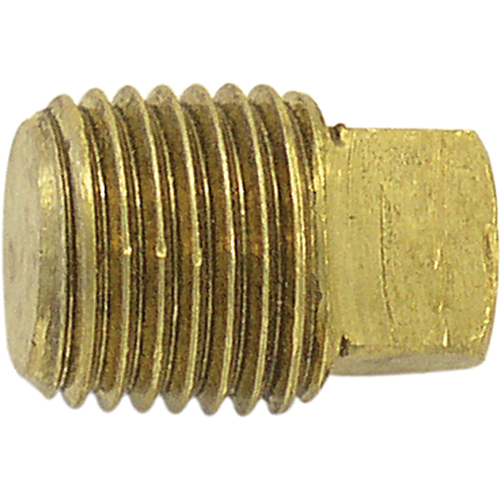 Pipe Plugs (Square Head), 3/8" Dia., Brass Pryde Industrial Inc.
